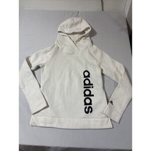 Adidas  Hoodie Women's Size Small White Pre-owned-